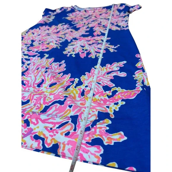 Lilly Pulitzer Marlowe‎ Brilliant Blue It's Electric Cotton Dress Size XS - Picture 6 of 10